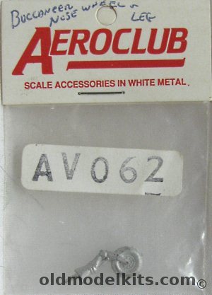 Aeroclub 1/72 Buccaneer Nose Strut and Wheel, AV062 plastic model kit